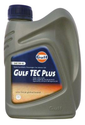 Моторное масло GULF TEC Plus SAE 5w40, 1л